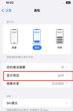 蒋场镇苹果售后维修中心分享iPhone手机收不到通知怎么办 