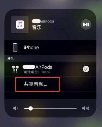 蒋场镇苹果14音频维修点分享iPhone14音频共享设置方法 