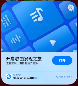 蒋场镇苹果14维修站分享iPhone14音乐识别功能使用方法 