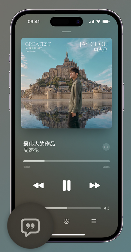 蒋场镇iphone维修分享如何在iPhone上使用Apple Music全新唱歌功能 