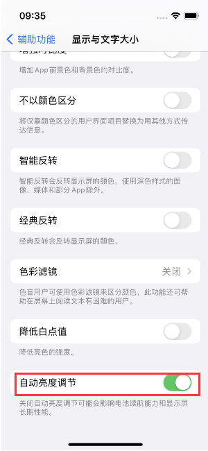 蒋场镇苹果15维修店分享iPhone 15 Pro系列屏幕亮度 