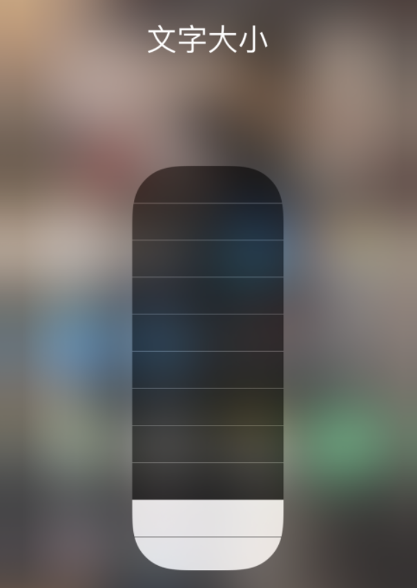 蒋场镇苹果手机维修分享小技巧：在 iPhone 控制中心快速调节字体大小 